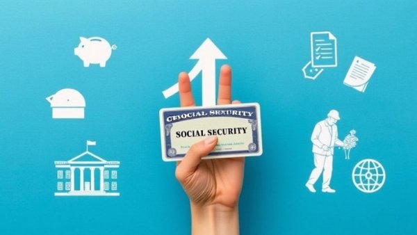 Illustration depicting Social Security funding boost with symbolic graphics.
