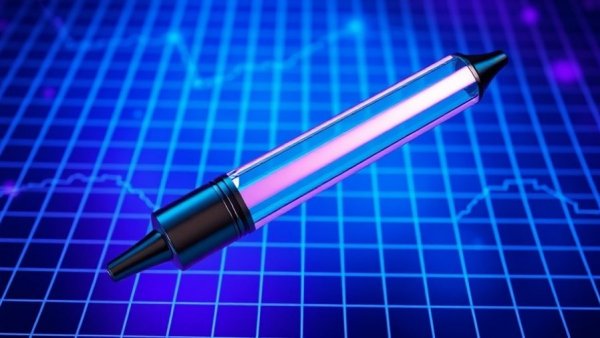 Lelo Gigi 3 dildo review product image with digital background.