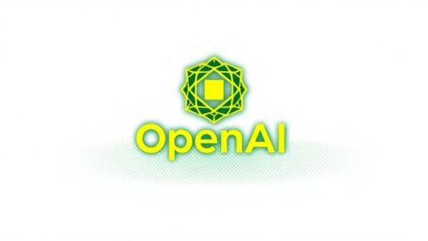 OpenAI logo in vibrant halftone design, highlighting AI researchers resignations.