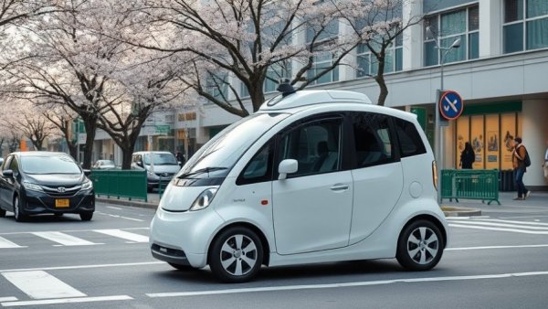Autonomous vehicle on city street experiencing robotaxi outage.