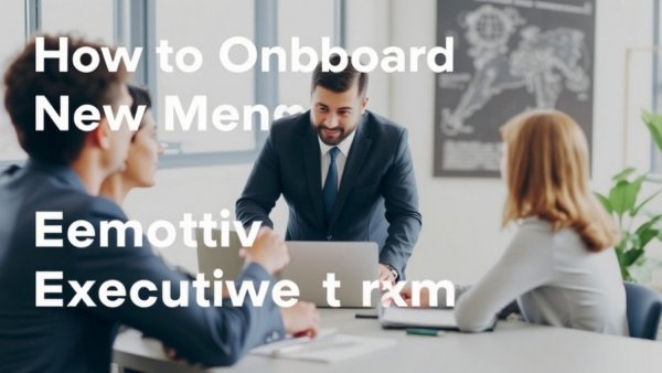 How to Onboard a New Member of the Executive Team