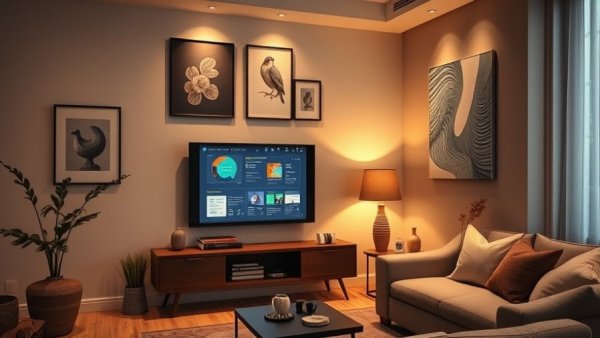 Smart home with e-paper technology display