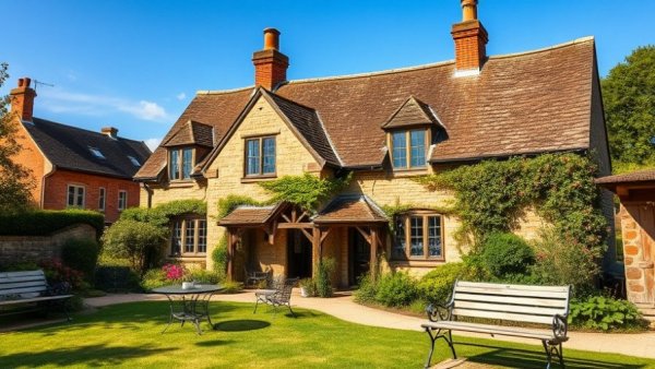 Charming Vineyard Retreat in England with cottage and garden