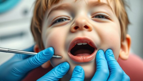 Close-up child at dentist keeping kids comfortable during exam