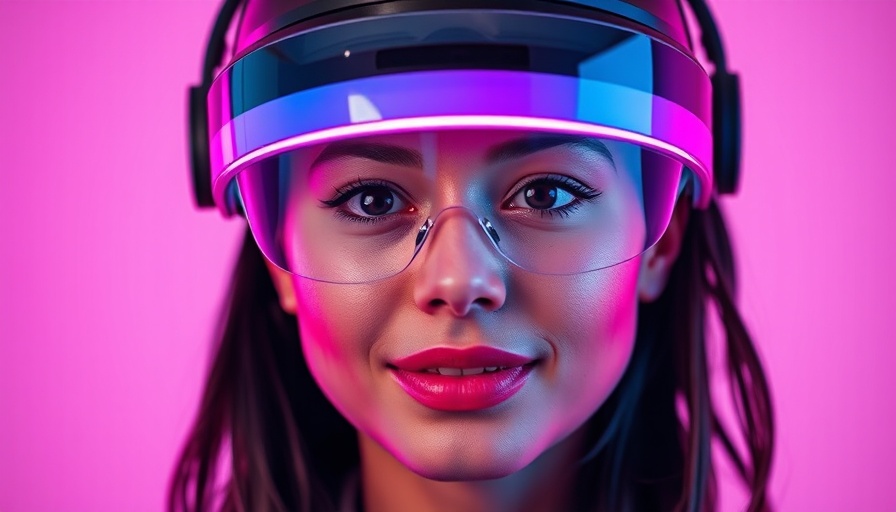 AI Tasking for Entrepreneurs concept with futuristic visor.