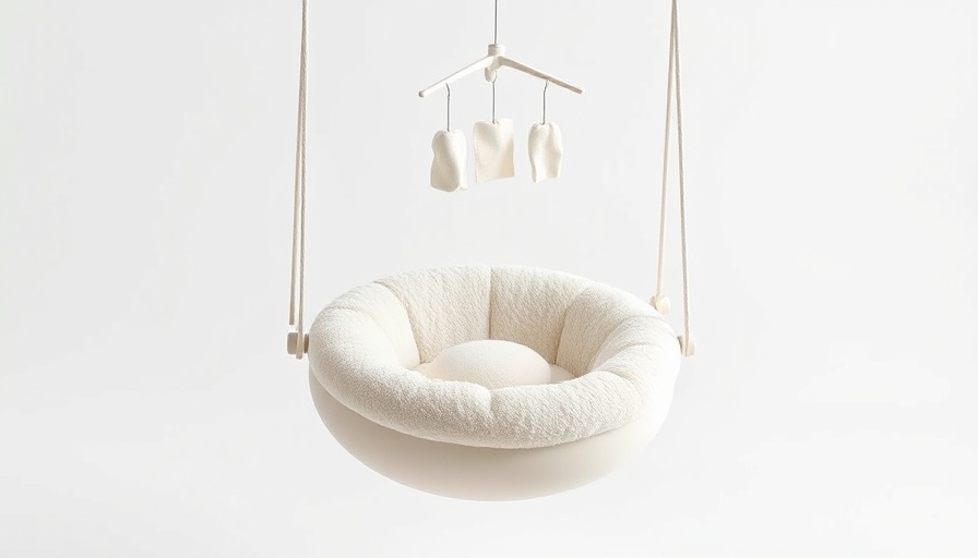 Fisher-Price Snuga Swing showing plush seat and mobile.