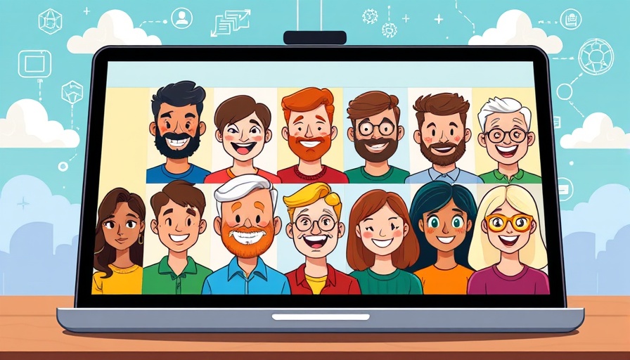WHO Alliance for Food Safety virtual meeting illustration on laptop.