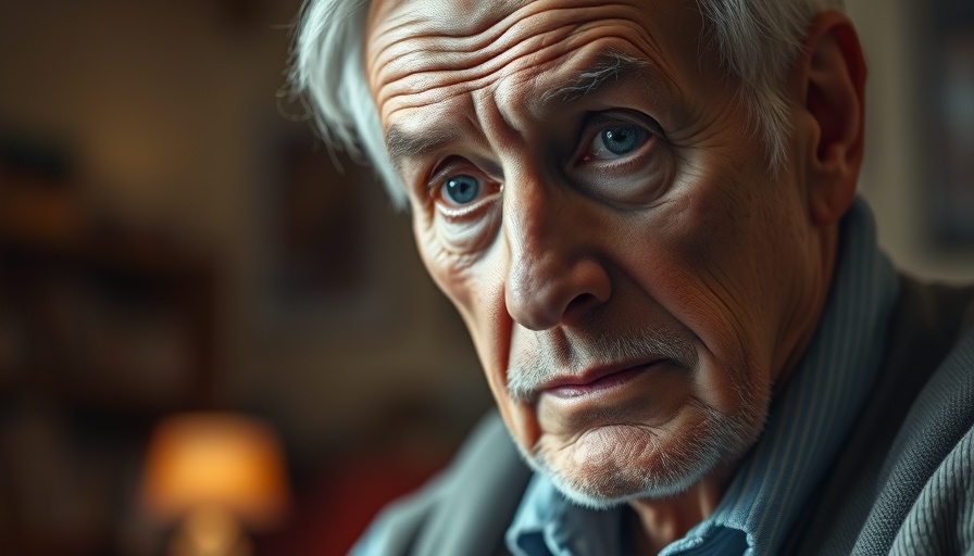 AI Moratorium and Technology Regulations discussion with elderly man's focused expression.