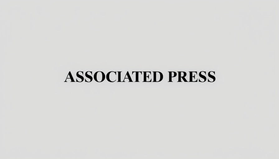 Associated Press logo on gray background