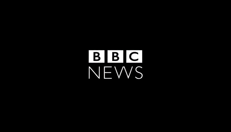 BBC News logo on black background.