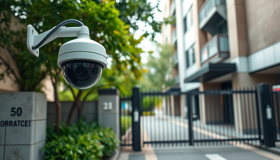 Layered security plan for commercial properties with security camera