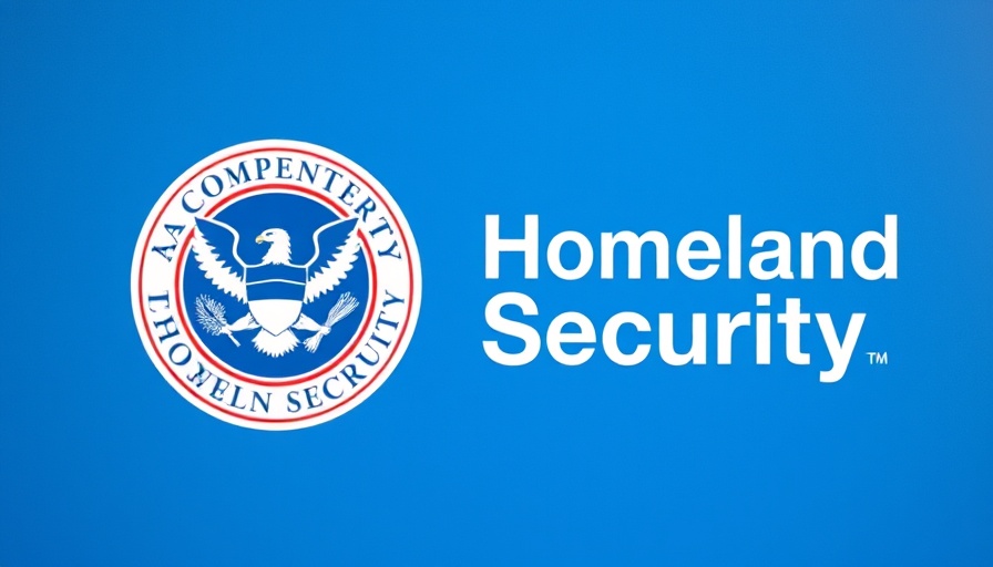 Homeland Security emblem and text, ICE application context.