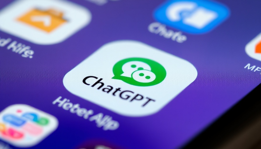 GPT-5 AI release spotlight on ChatGPT app icon on a smartphone.