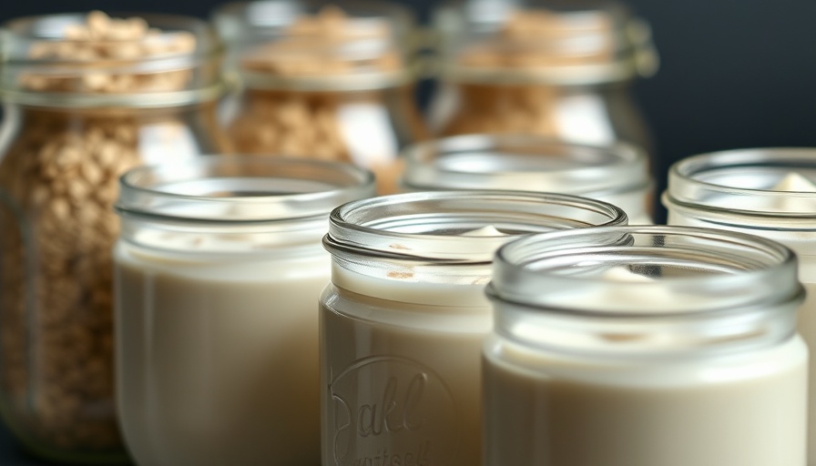 Minimally processed foods for weight loss in glass jars.