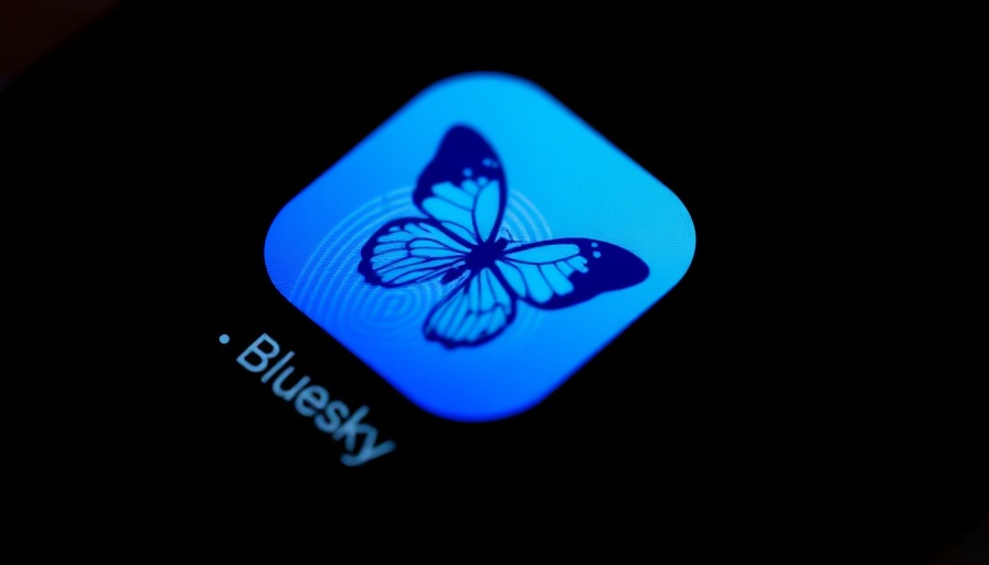 Bluesky Age Verification Law Mississippi: Close-up of app icon