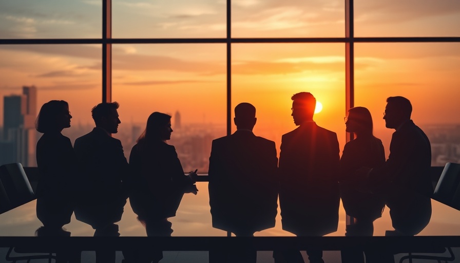 Business meeting at sunset symbolizing rise of Chief Trust Officers.
