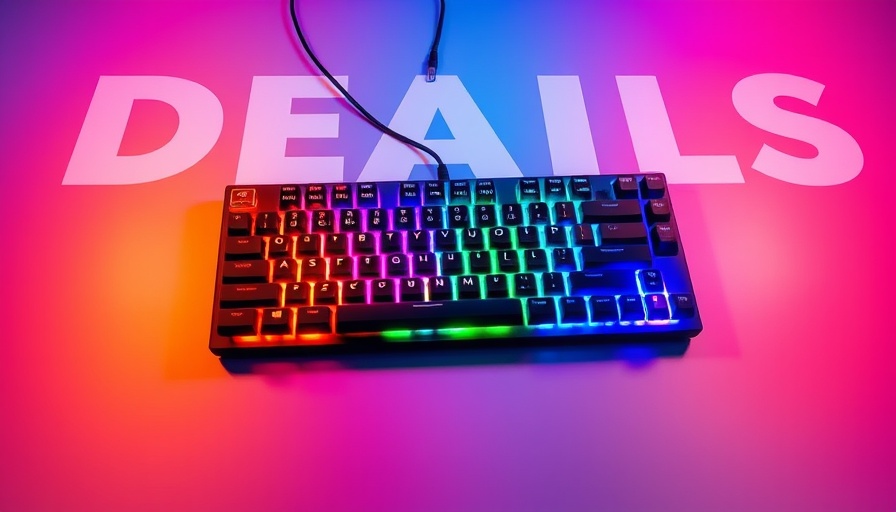 Vibrant Keychron Q1 HE Hall Effect keyboard with colorful background DEALS.