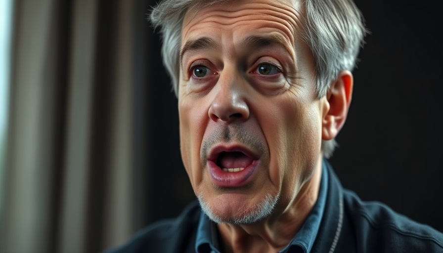 Animated middle-aged man discussing hedge fund performance September 2025.