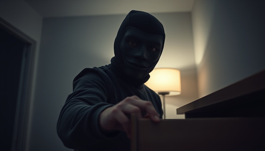 Understanding Crime Statistics Across America: Nighttime burglary scene.