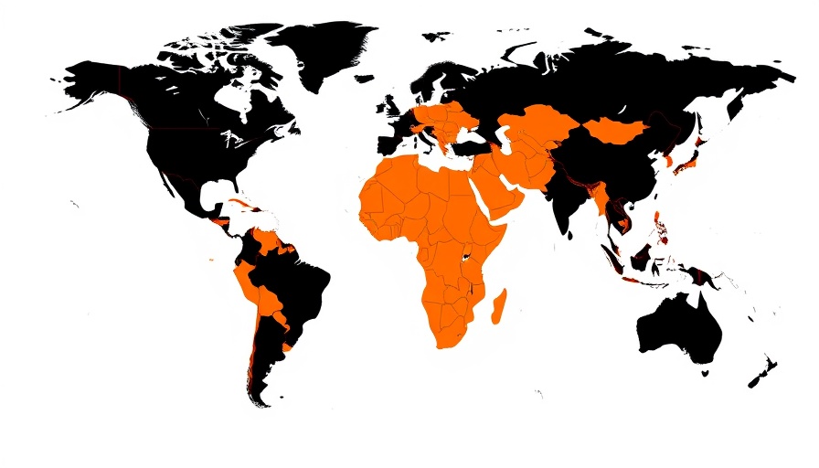 World Health Organization news map highlighting Africa.