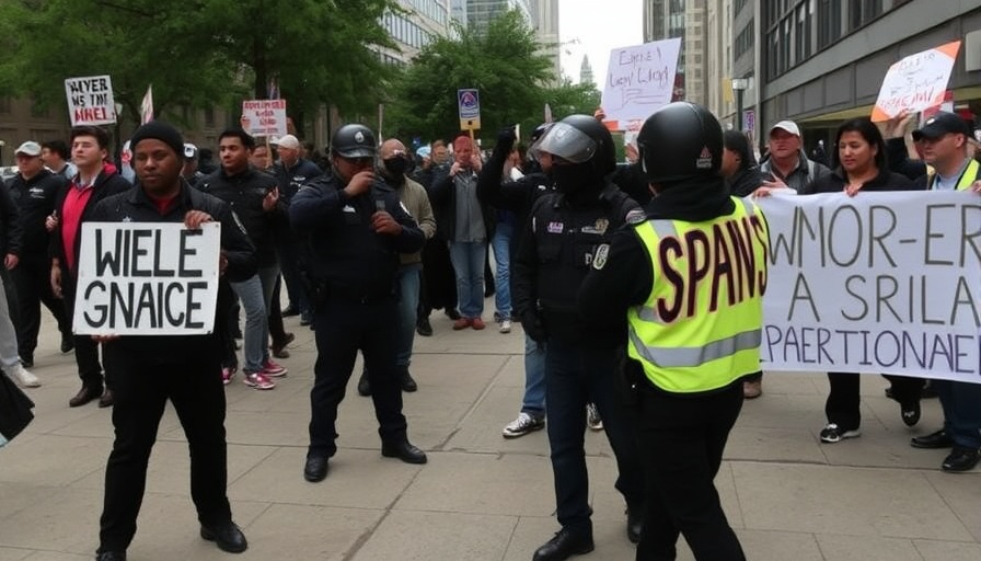 ICE agents, protesters clash in Chicago; state warns against Guard deployment