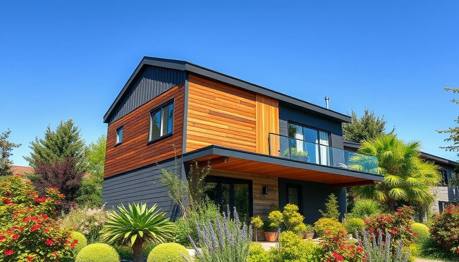 Modern house amidst greenery; learn how to be a good neighbor during home remodel.