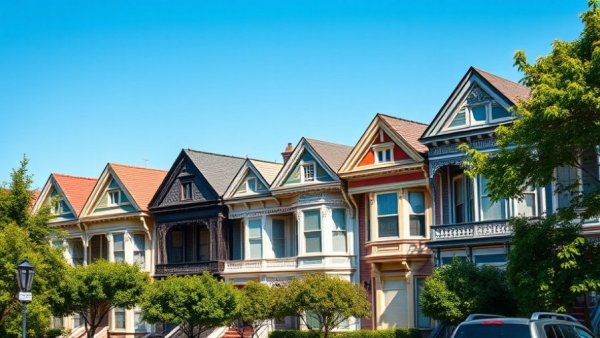 Victorian houses showcasing real estate upgrades for increased home value and ROI.