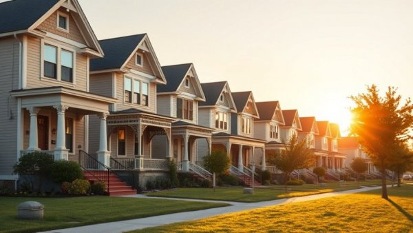 Charming Victorian houses in golden hour sunlight, Alternatives to Buying a House.