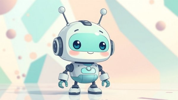 Cartoon robot in a digital environment related to WiFi jammer attacks.