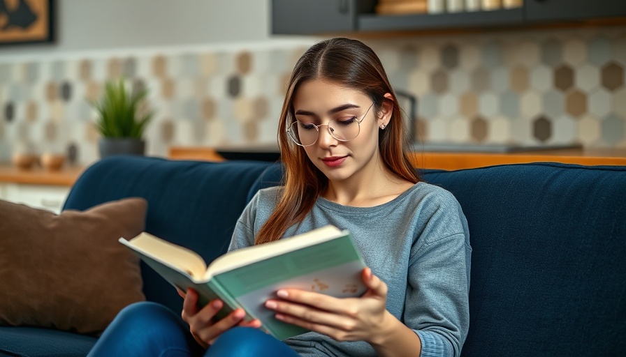 Woman reading on couch to make home cool without AC.