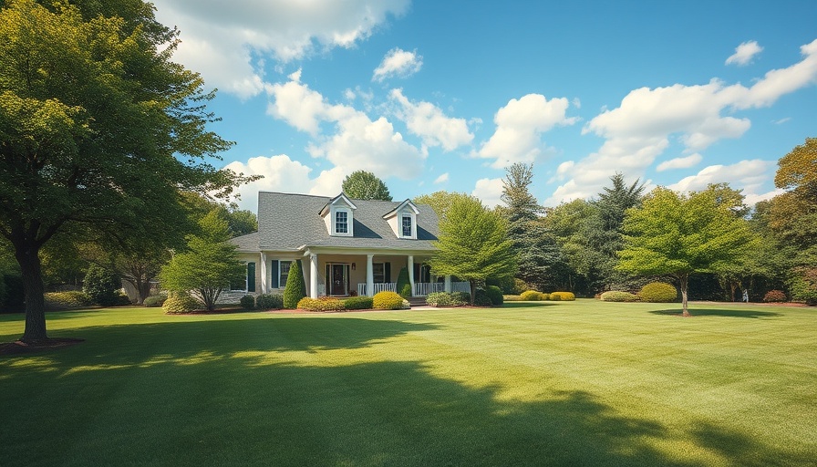 Charming house amidst greenery, representing housing affordability.