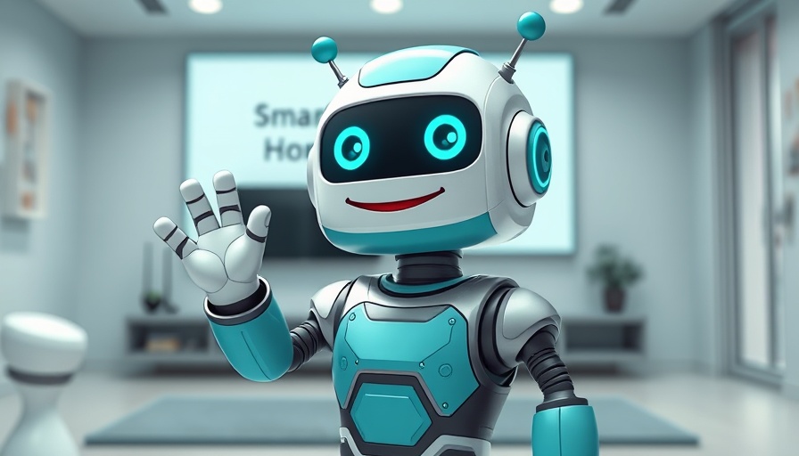 Amazon Astro in whimsical cartoon, bright indoor setting