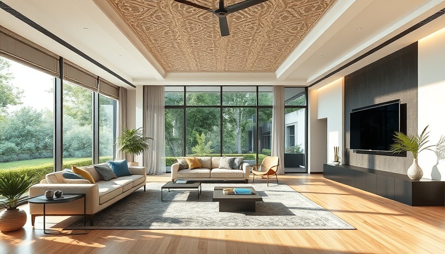 Stylish living room reflecting home remodeling boom trends.