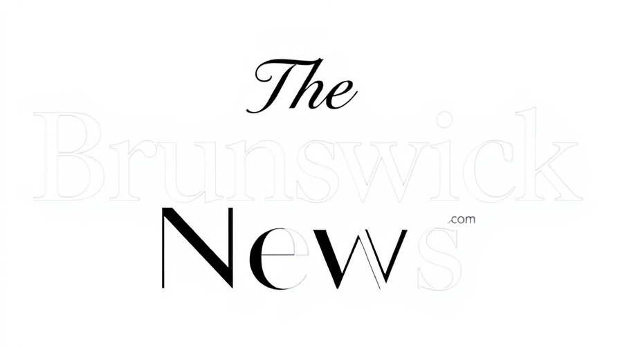 The Brunswick News logo in black and white