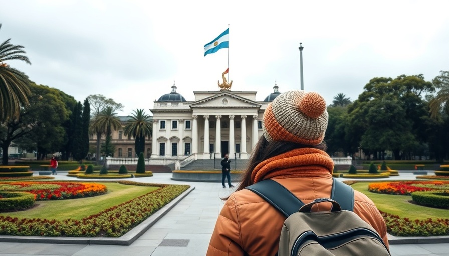 Tourist exploring Casa Rosada, Buenos Aires - Travel scams Buenos Aires.