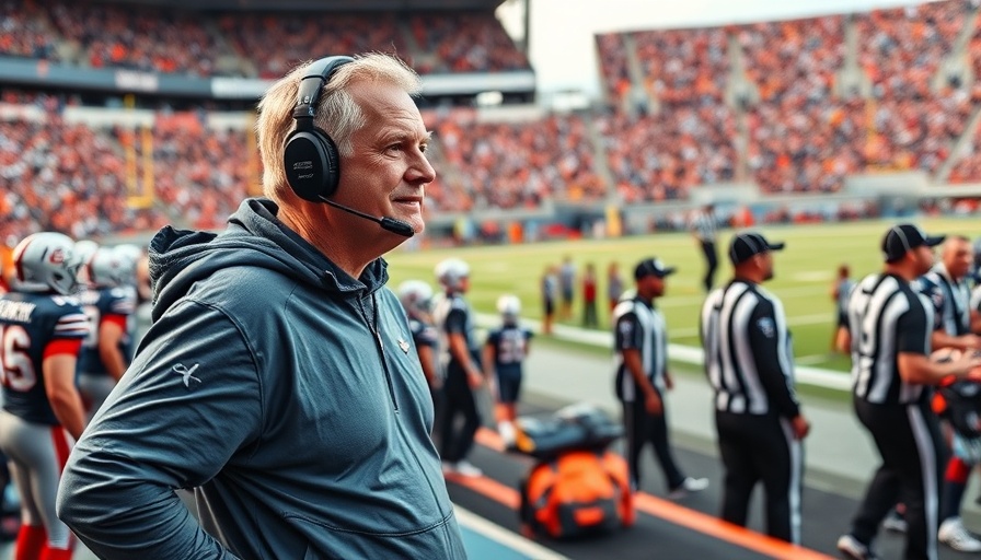 Football coach on sideline strategizing during NFC game, NFC Hierarchy 2025.