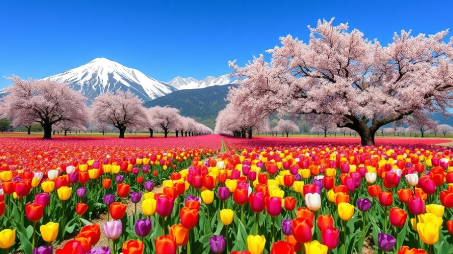 Central Hokkaido travel guide: Tulip fields and cherry blossoms beneath mountains