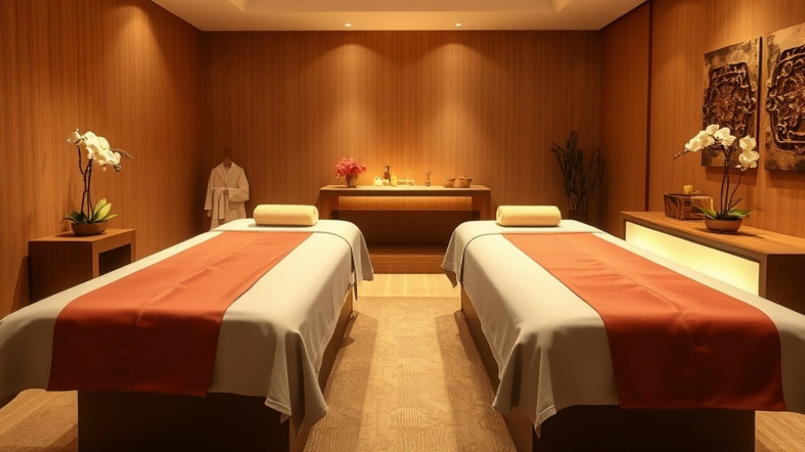 Luxurious spa room with massage beds and elegant decor, Boston wellness experiences.