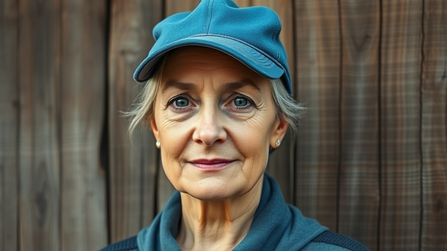 Casual woman wearing blue cap, standing by rustic wooden wall, 2022 Government Shutdown Impact.