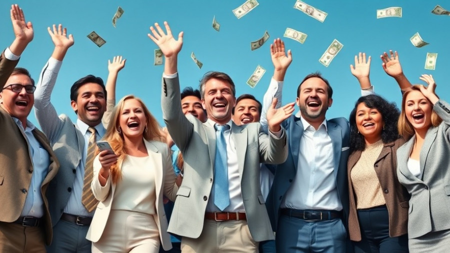 Democratic politicians with money in backdrop symbolizing fundraising trends.