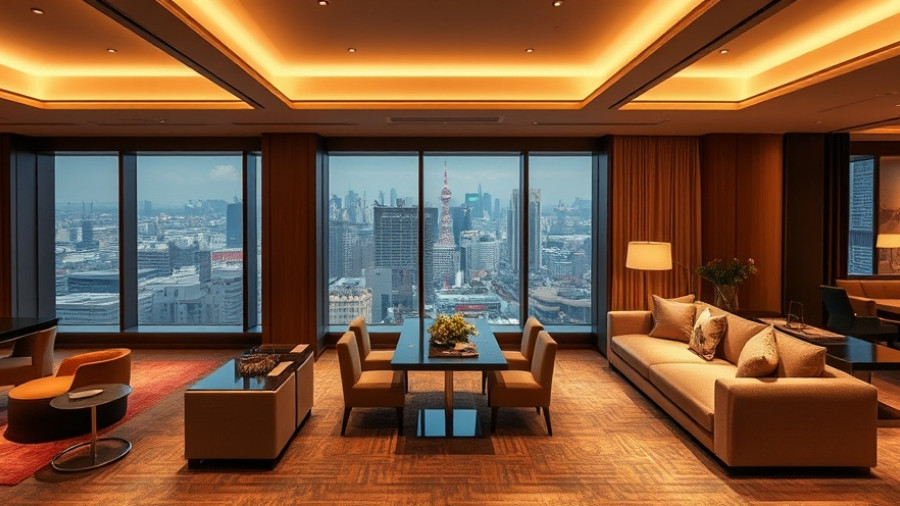 Elegant hotel suite in Seoul overlooking cityscape, Best Hotels in Seoul.