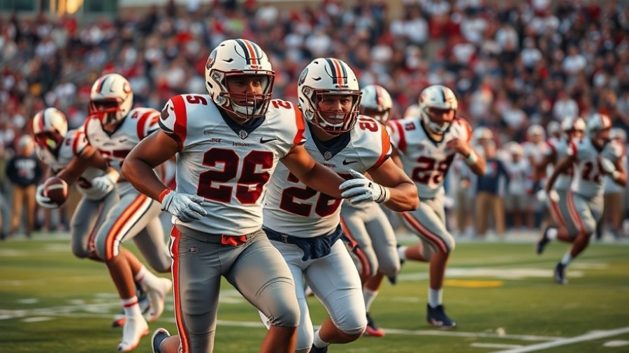 College football players showcasing athleticism on the field, 2026 NFL Draft prospects.