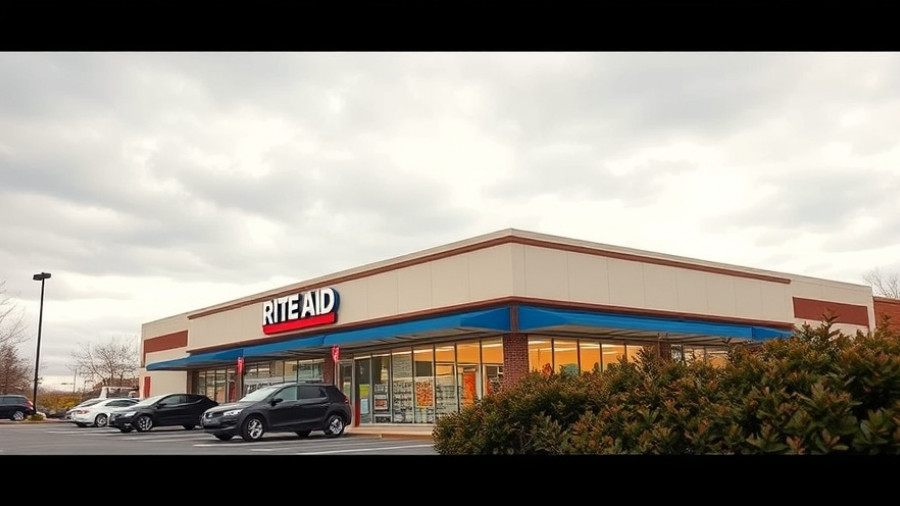Rite Aid pharmacy exterior in suburban setting.