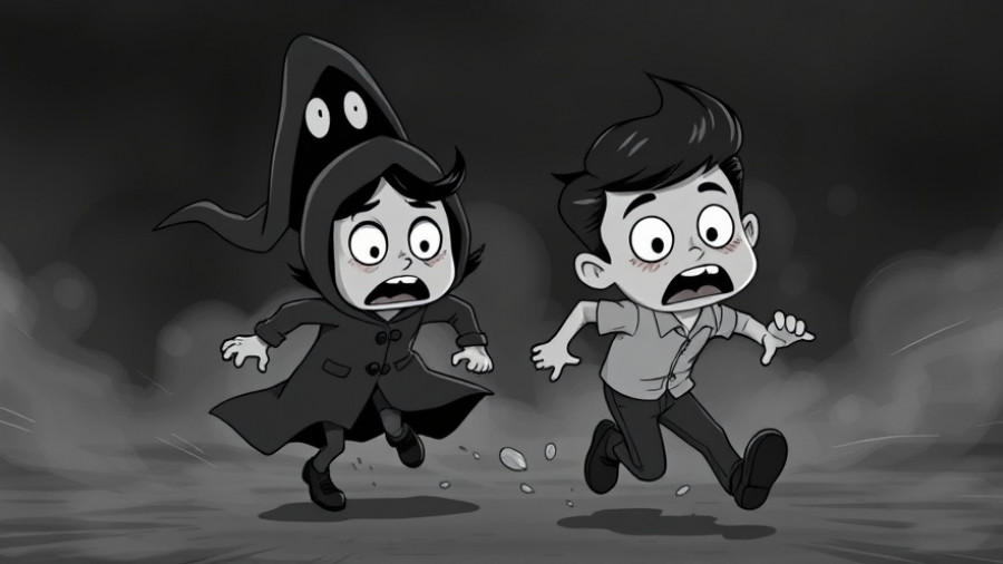 Cartoon mystery chase with Scooby-Doo and the American Ethos theme.