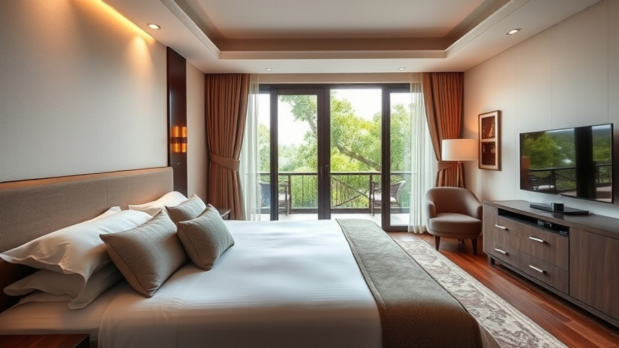Luxurious hotel room for earning IHG One Rewards elite status.
