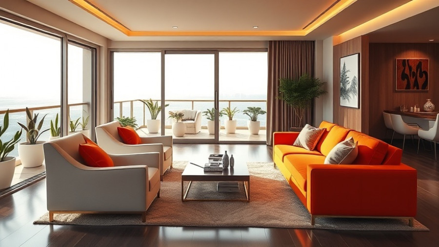 Luxury penthouse living room in Gasholders London