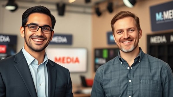 Philly Media Comeback: Two media professionals posing confidently.