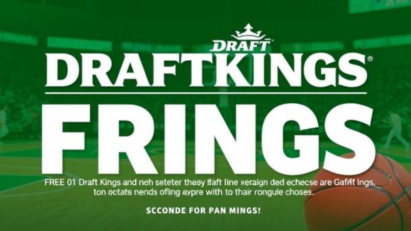 DraftKings promo code graphic with bonus offer details.