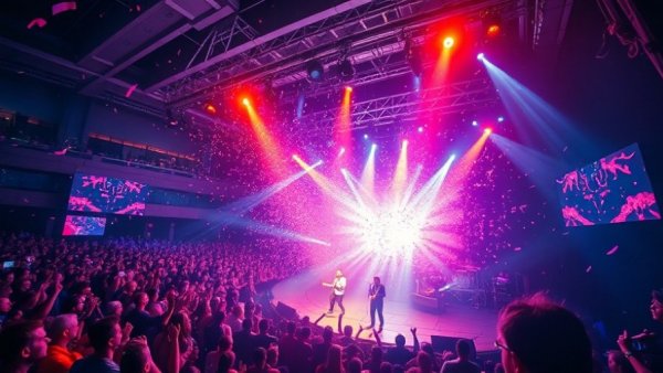 Phish Night with the Flyers concert scene, vibrant and energetic.