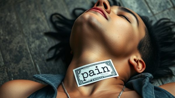 Protest against Purdue Pharma shown through symbolic imagery.